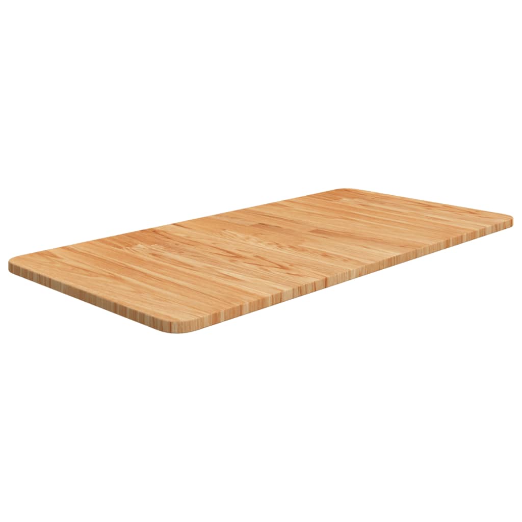 világosbarna kezelt tömör fa fürdőszobai pult 80x40x1,5 cm
