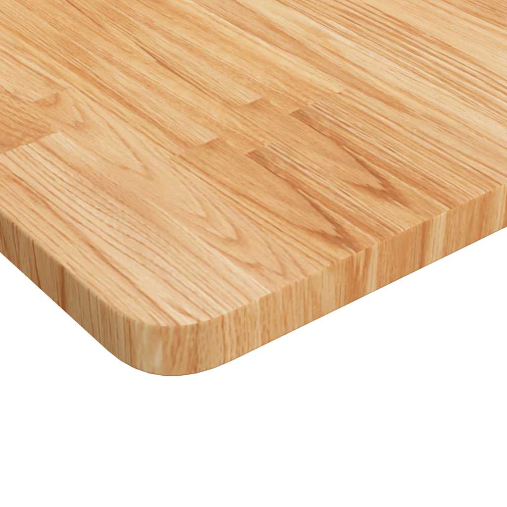 világosbarna kezelt tömör fa fürdőszobai pult 80 x 40 x 2,5 cm