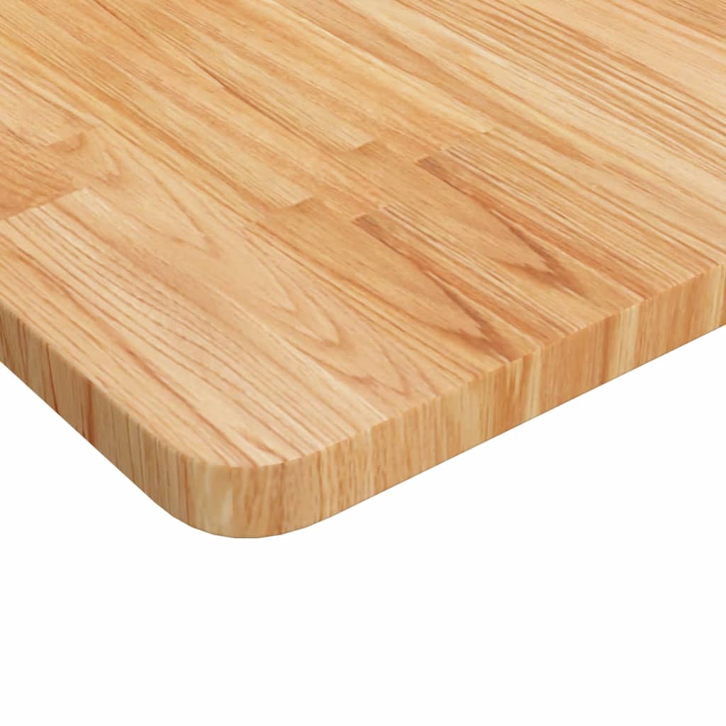 világosbarna kezelt tömör fa fürdőszobai pult 100x50x2,5 cm