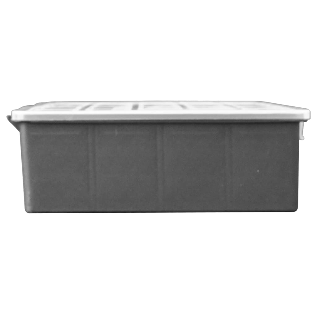 2 db PP szortírozódoboz kivehető elválasztókkal 360x250x85 mm