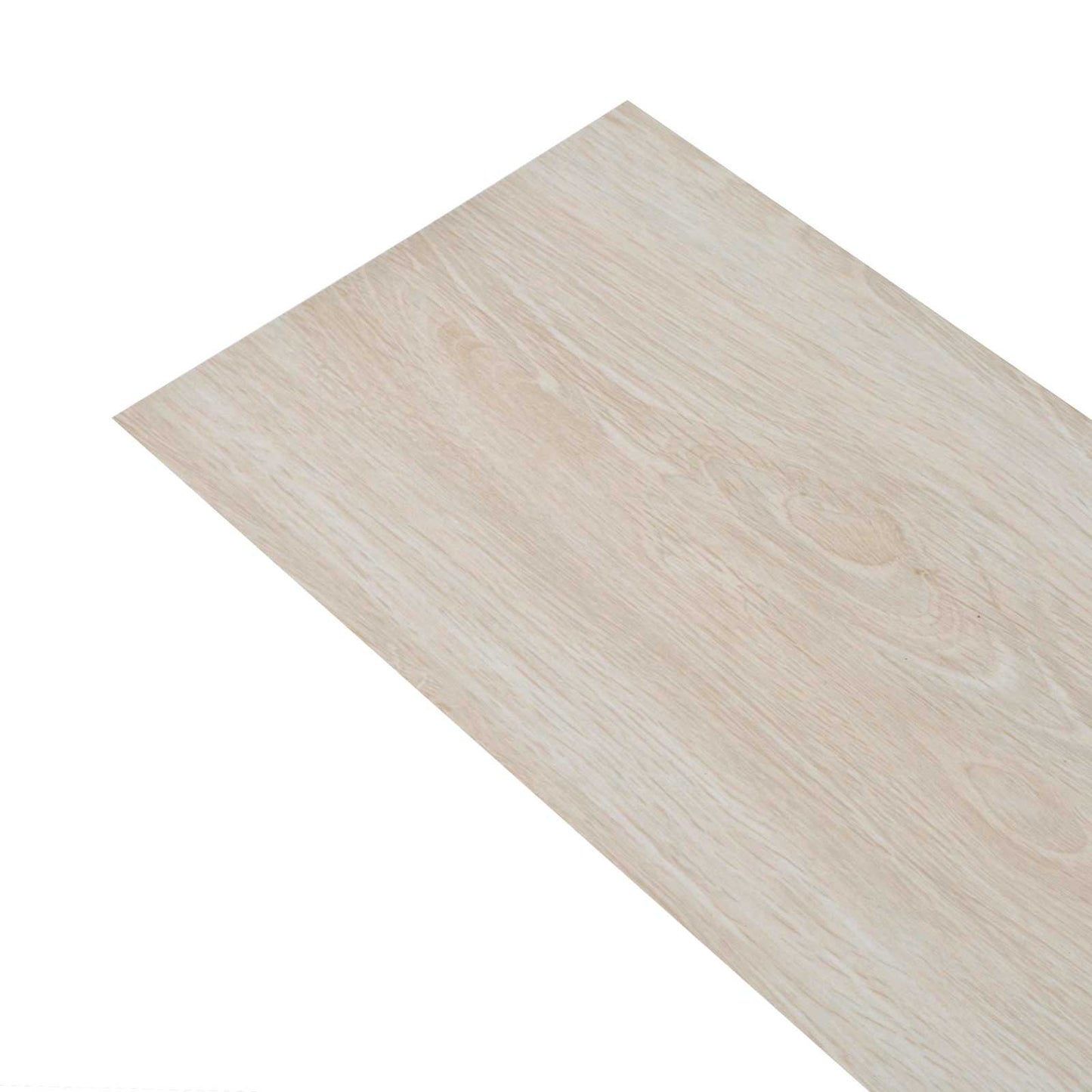 Padlódeszkák 18 pcs Bükk Klasszikus Fehér 2,51 m² PVC