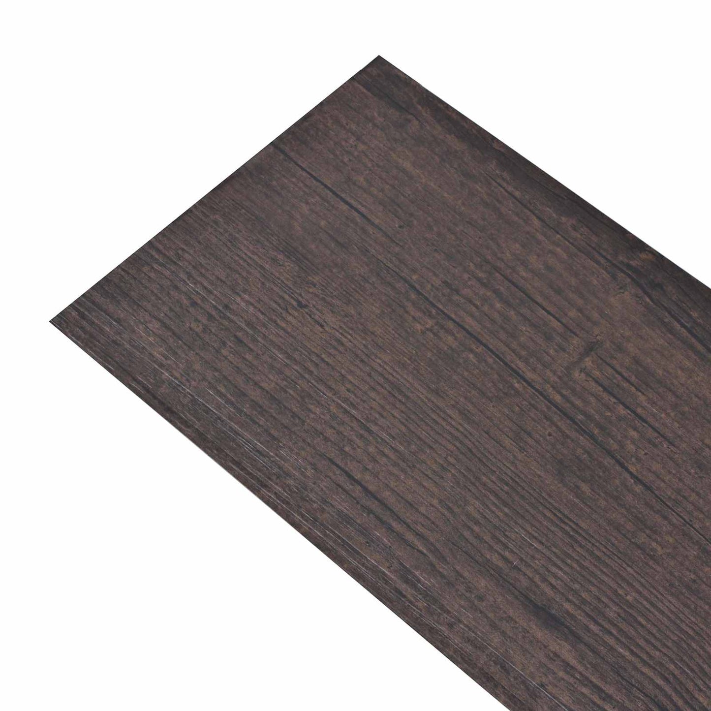 Padlódeszkák 18 pcs Sötét Barna 2,51 m² PVC