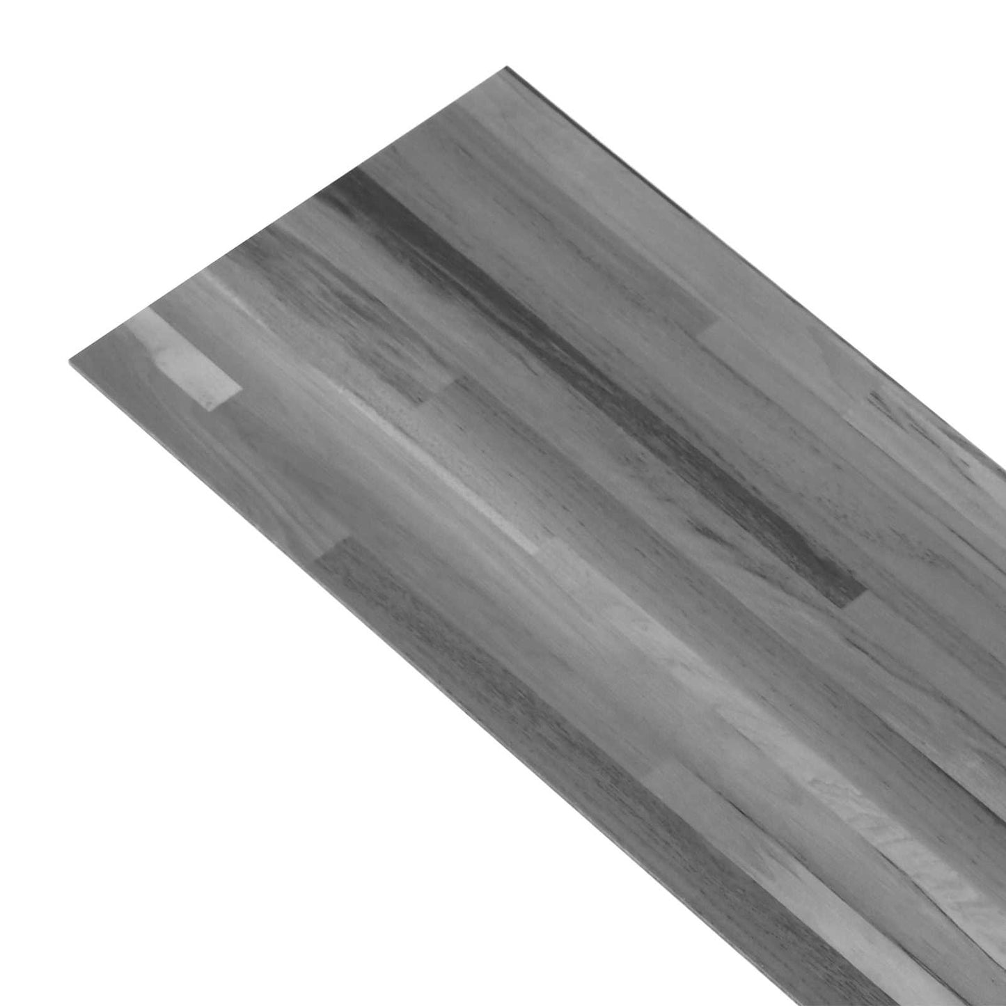 Padlódeszkák 2,51 m² 18 pcs PVC Csíkos Szürke