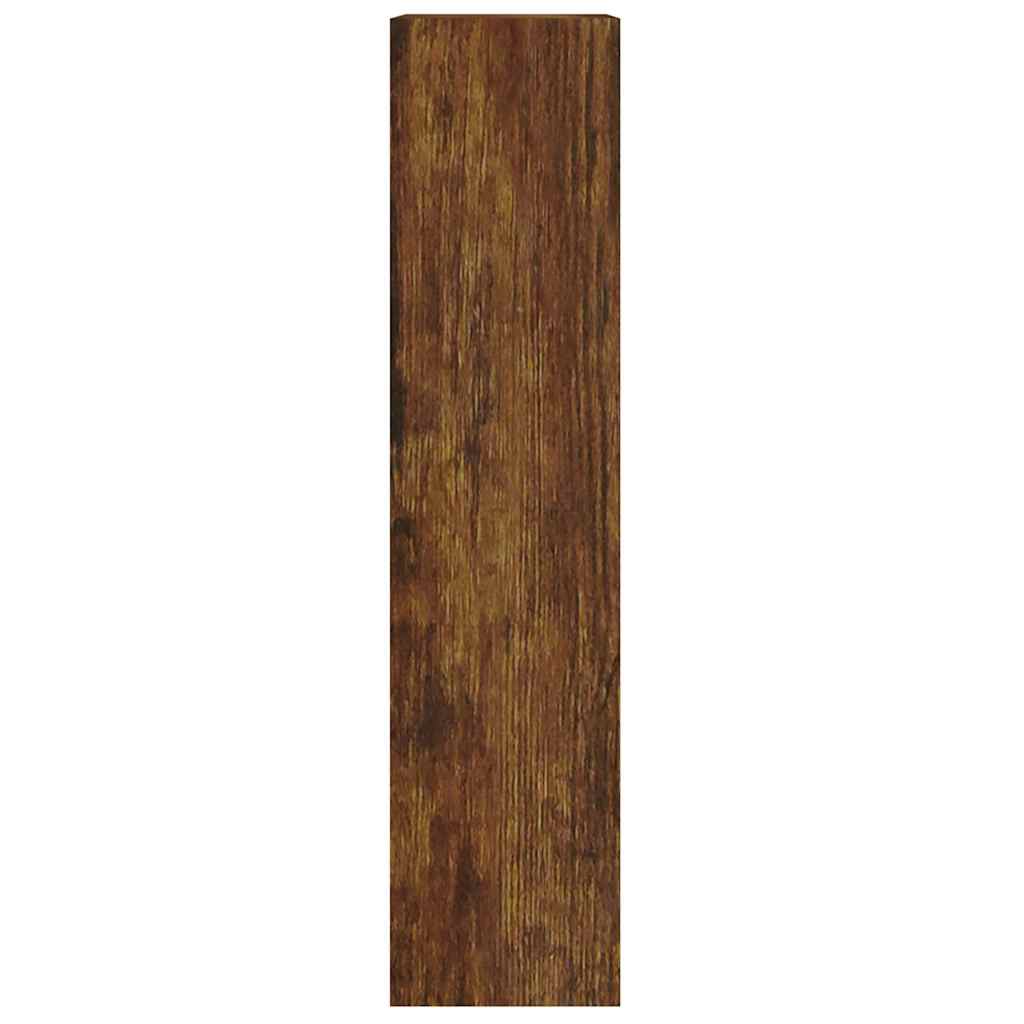 füstös tölgy színű szerelt fa cipősszekrény 63x24x103 cm