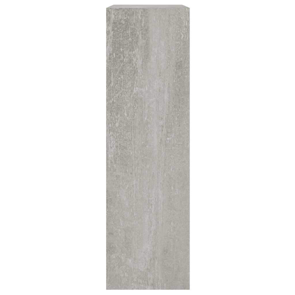 betonszürke szerelt fa cipőszekrény 63x24x81 cm