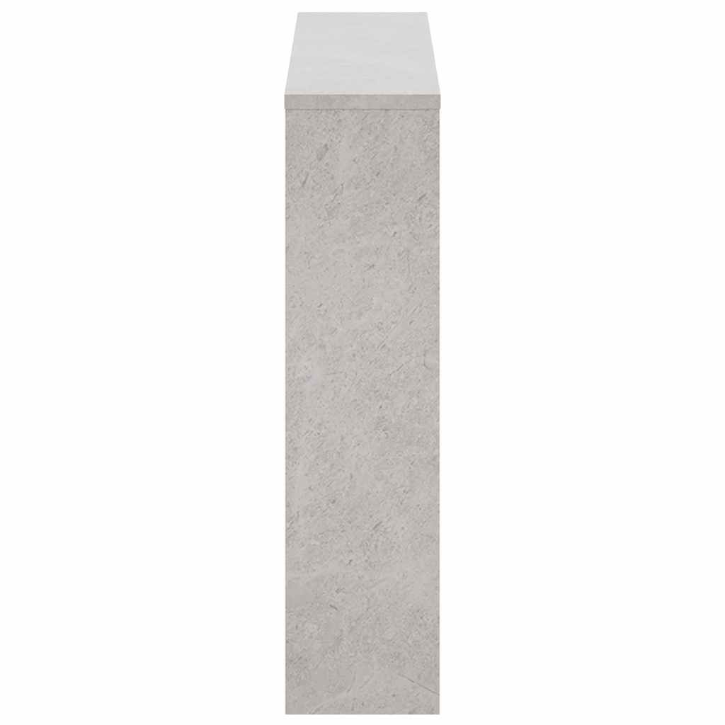 betonszürke 2 szintes cipőszekrény tükörrel 63 x 17 x 67 cm