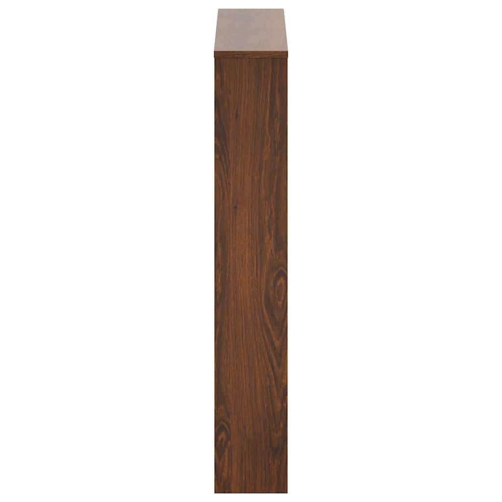 barna tölgyszínű 3 szintes cipőszekrény tükörrel 63x17x102,5 cm