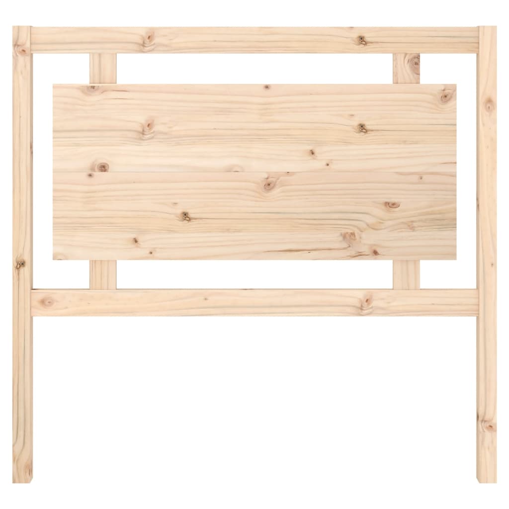 tömör fenyőfa ágyfejtámla 105,5 x 4 x 100 cm