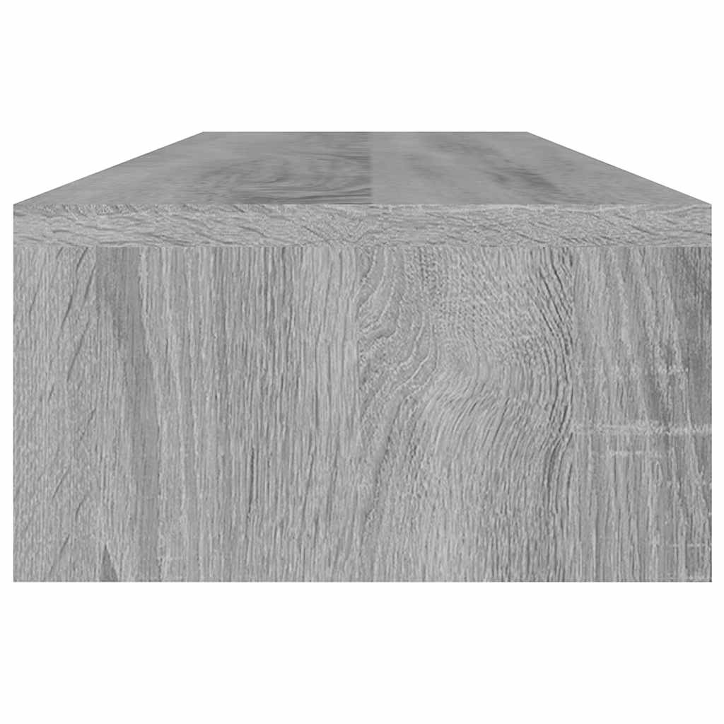 szürke sonoma színű szerelt fa monitorállvány 100 x 24 x 13 cm