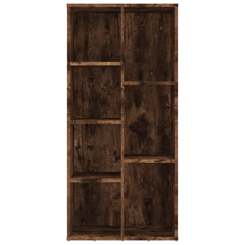 füstös tölgy színű könyvszekrény 50 x 25 x 106 cm