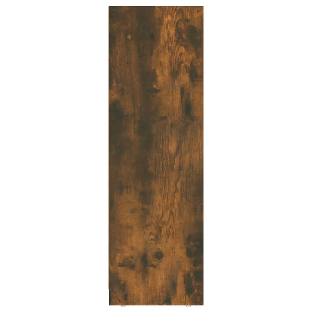 füstös tölgy színű szerelt fa fürdőszobaszekrény 30x30x95 cm