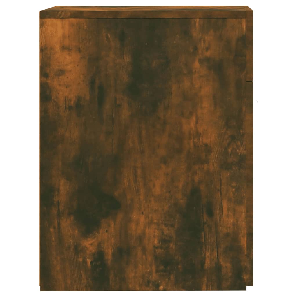 füstös tölgy színű szerelt fa patikaszekrény 20 x 45,5 x 60 cm
