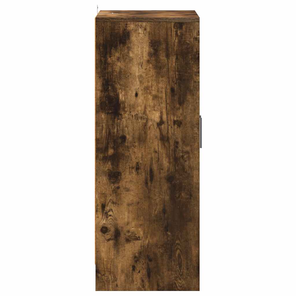 füstös tölgy színű szerelt fa cipősszekrény 60 x 35 x 92 cm