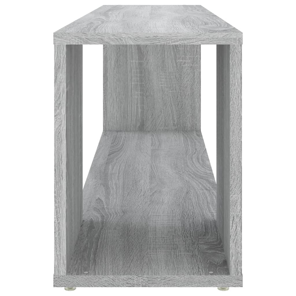 szürke sonoma színű szerelt fa TV-szekrény 100x24x32 cm
