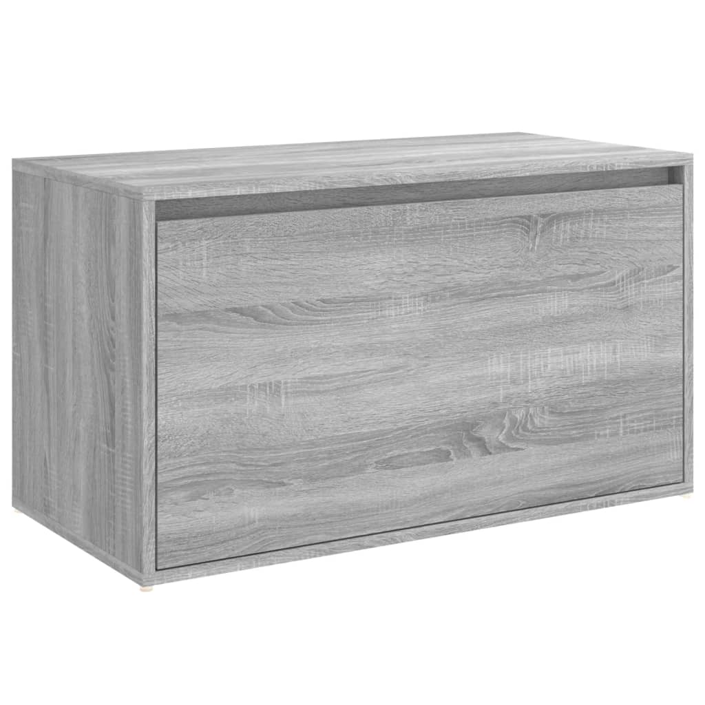 szürke sonoma színű szerelt fa előszobapad 80 x 40 x 45 cm