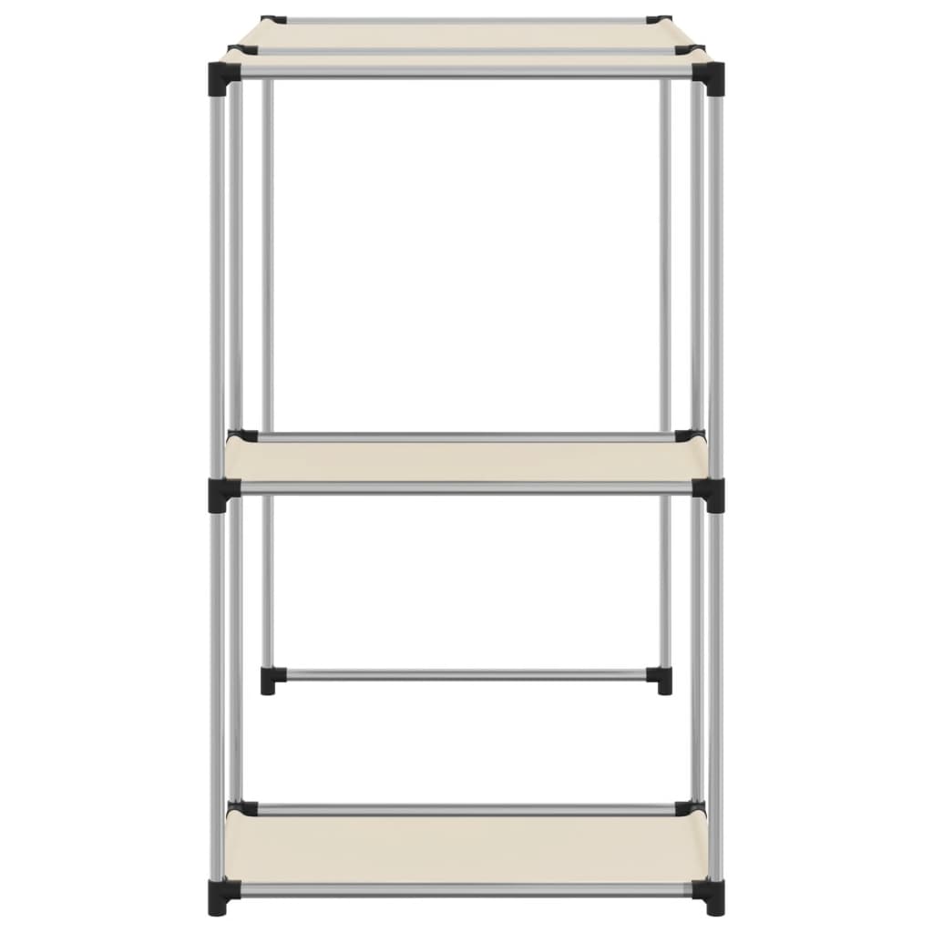 2 szintes krémszínű mosógép feletti tárolóállvány 87x55x90,5 cm