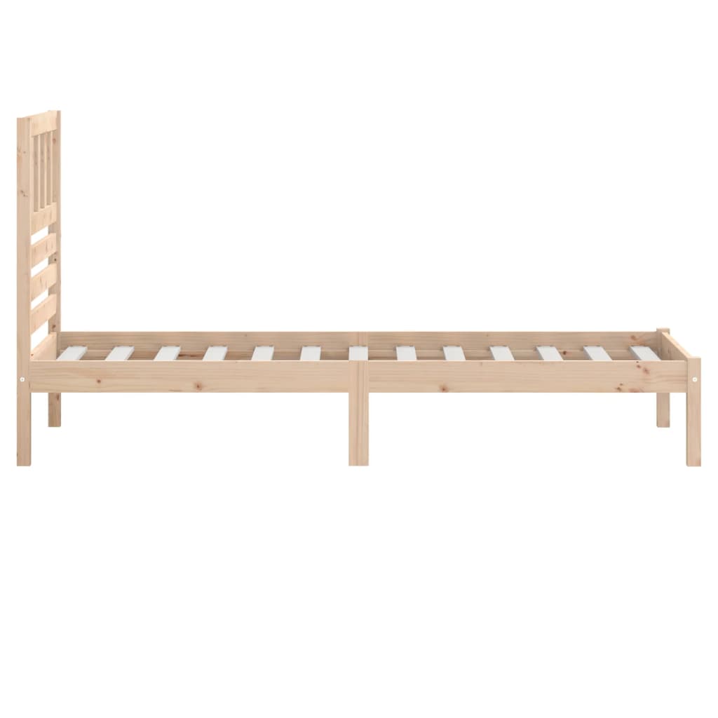 tömör fenyőfa ágykeret 75 x 190 cm Small Single