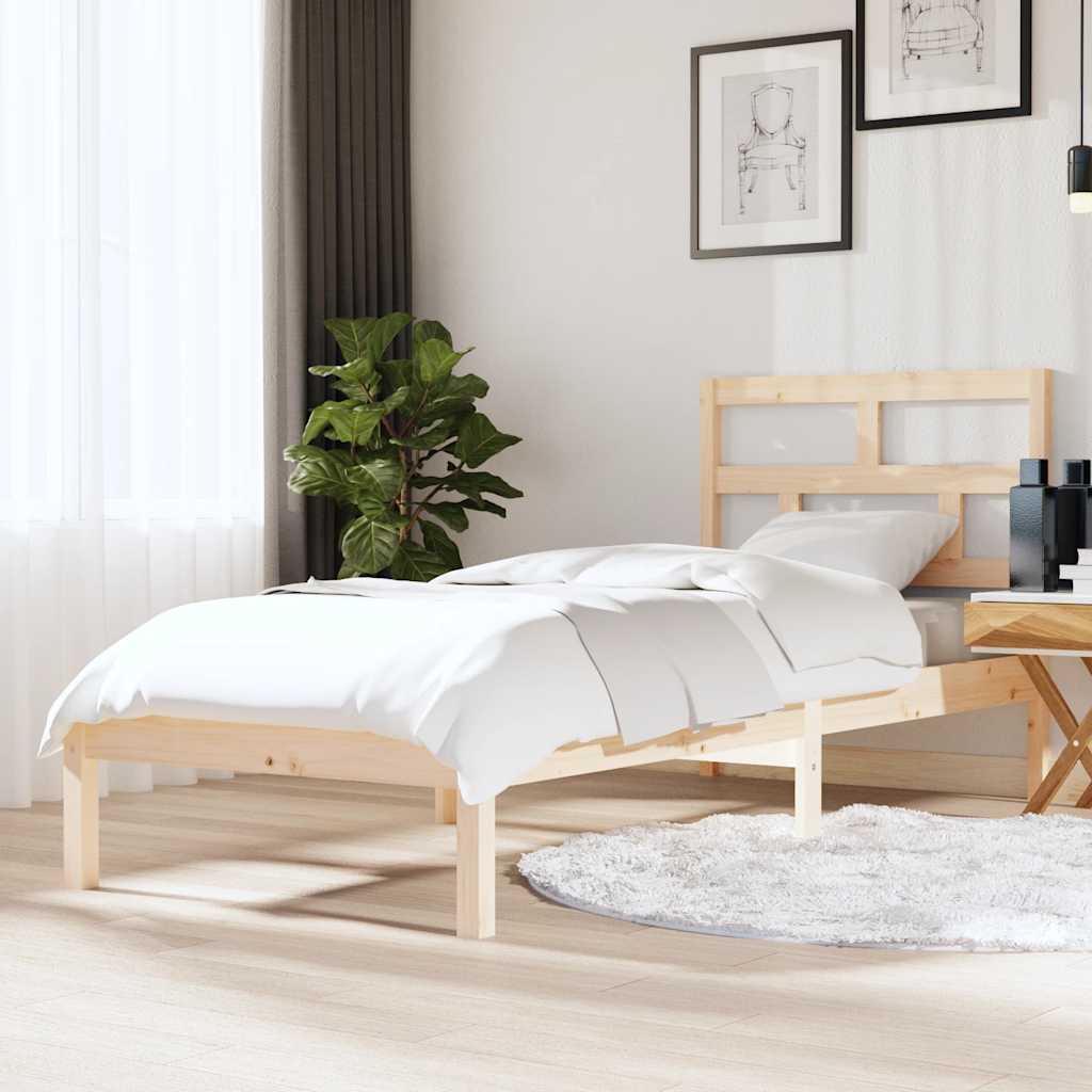 tömör fa ágykeret 75 x 190 cm (Small Single)