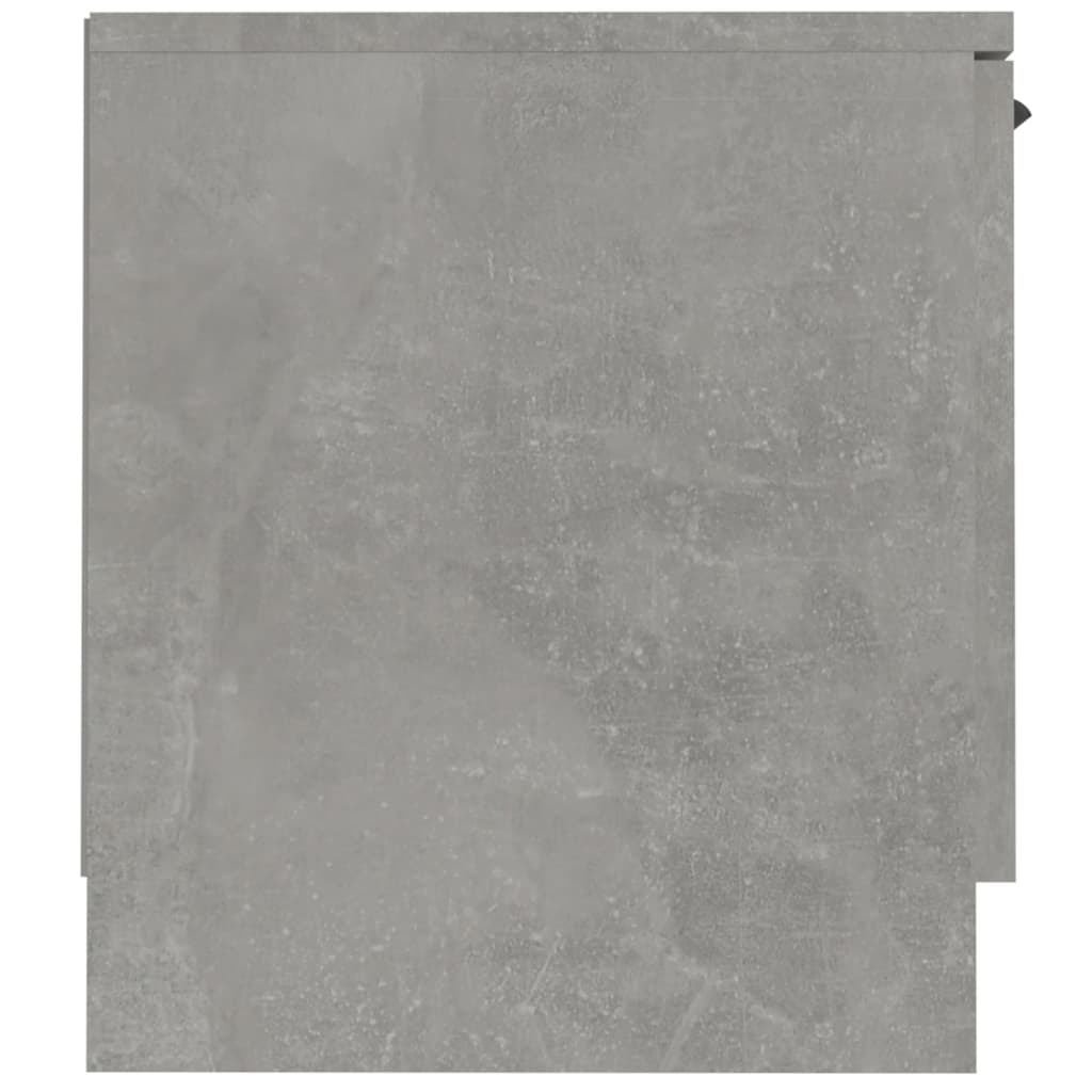 betonszürke szerelt fa TV-szekrény 140x35x40 cm