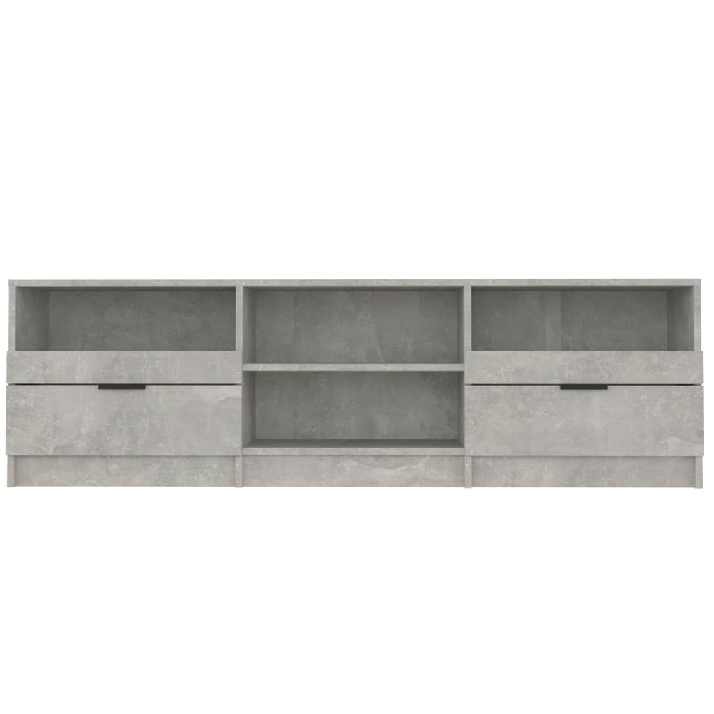 betonszürke szerelt fa TV-szekrény 69,5x30x50 cm