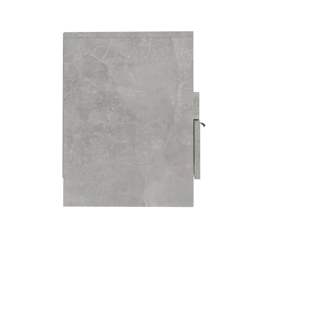 betonszürke szerelt fa TV-szekrény 69,5x30x50 cm
