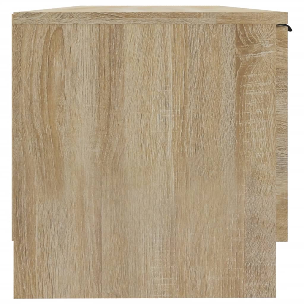 sonoma tölgy színű szerelt fa TV-szekrény 102 x 35 x 36,5 cm