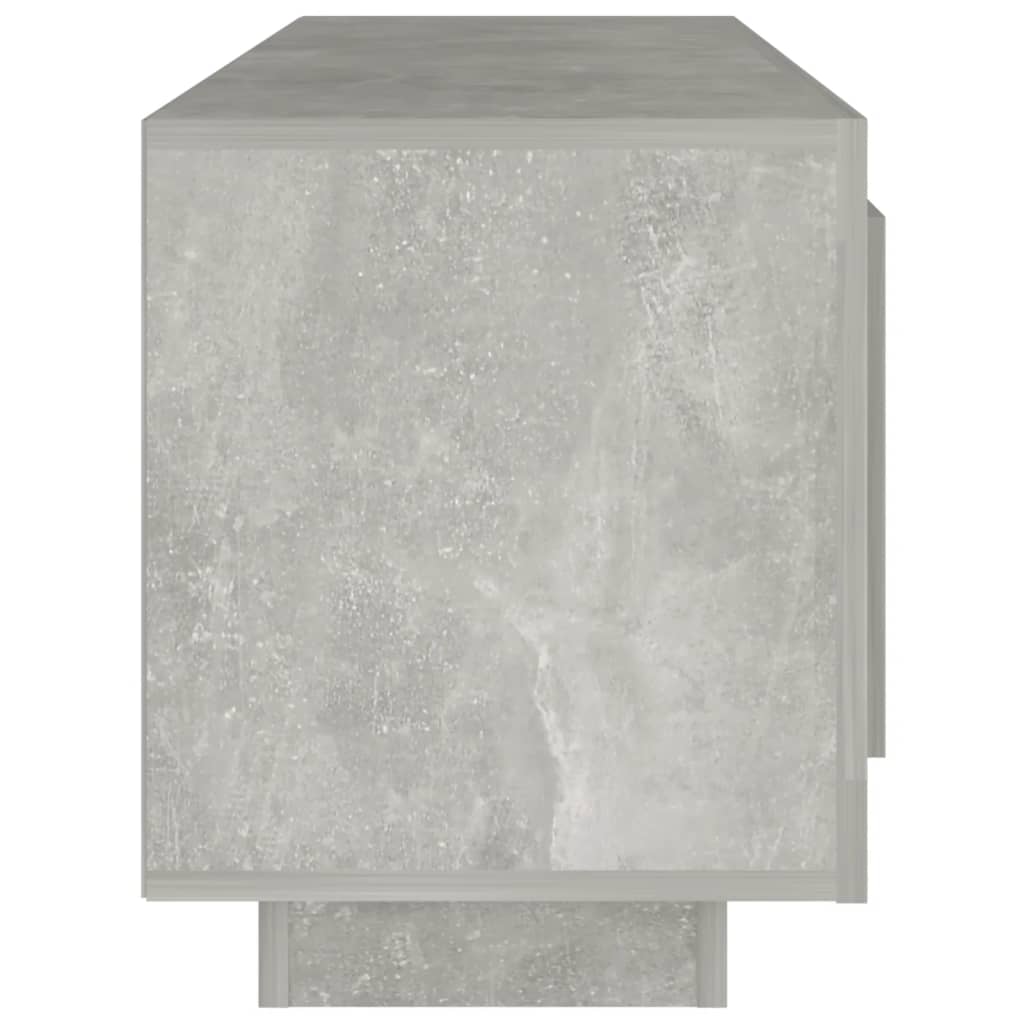 betonszürke szerelt fa TV-szekrény 102x35x45 cm