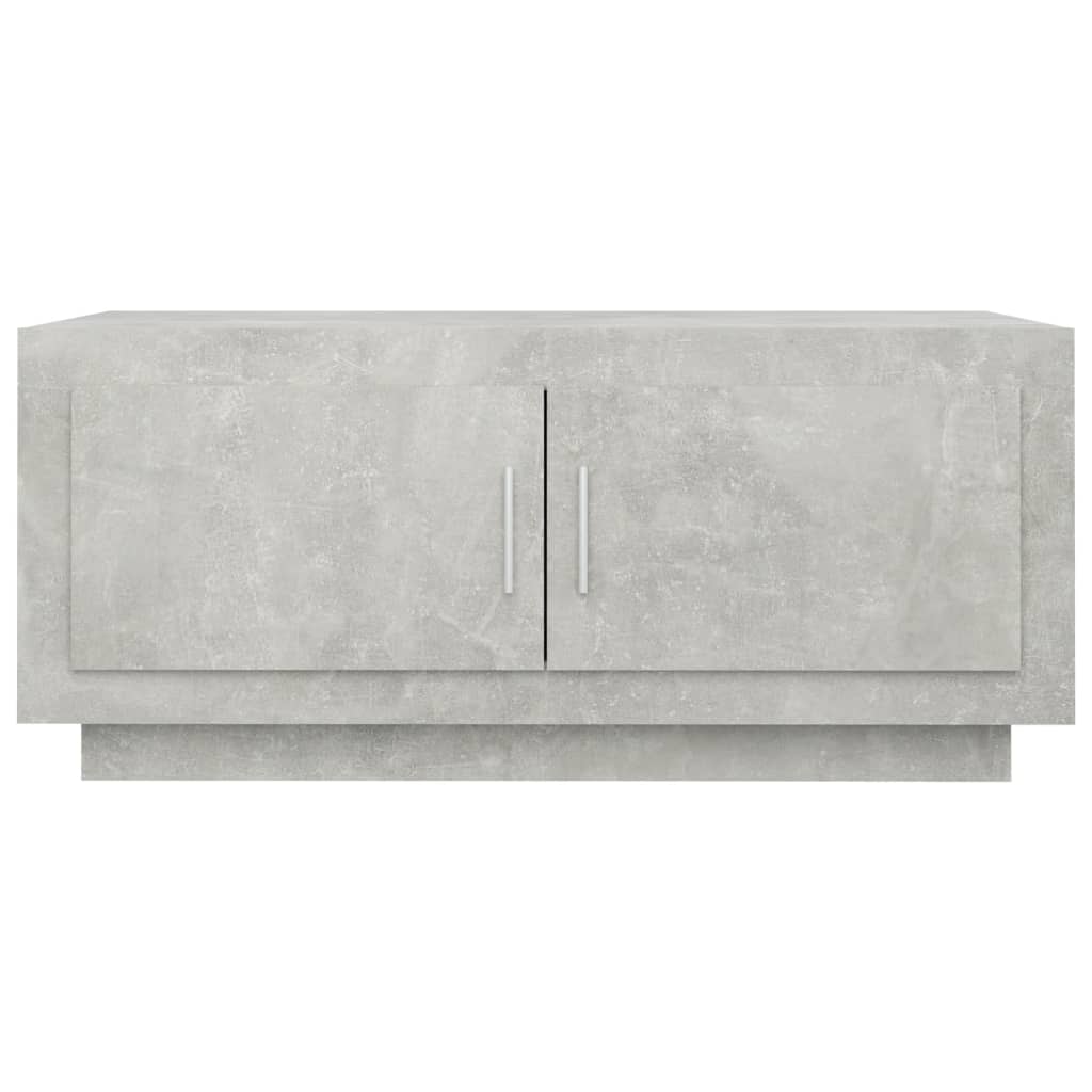 betonszürke szerelt fa dohányzóasztal 102x 50 x 45 cm