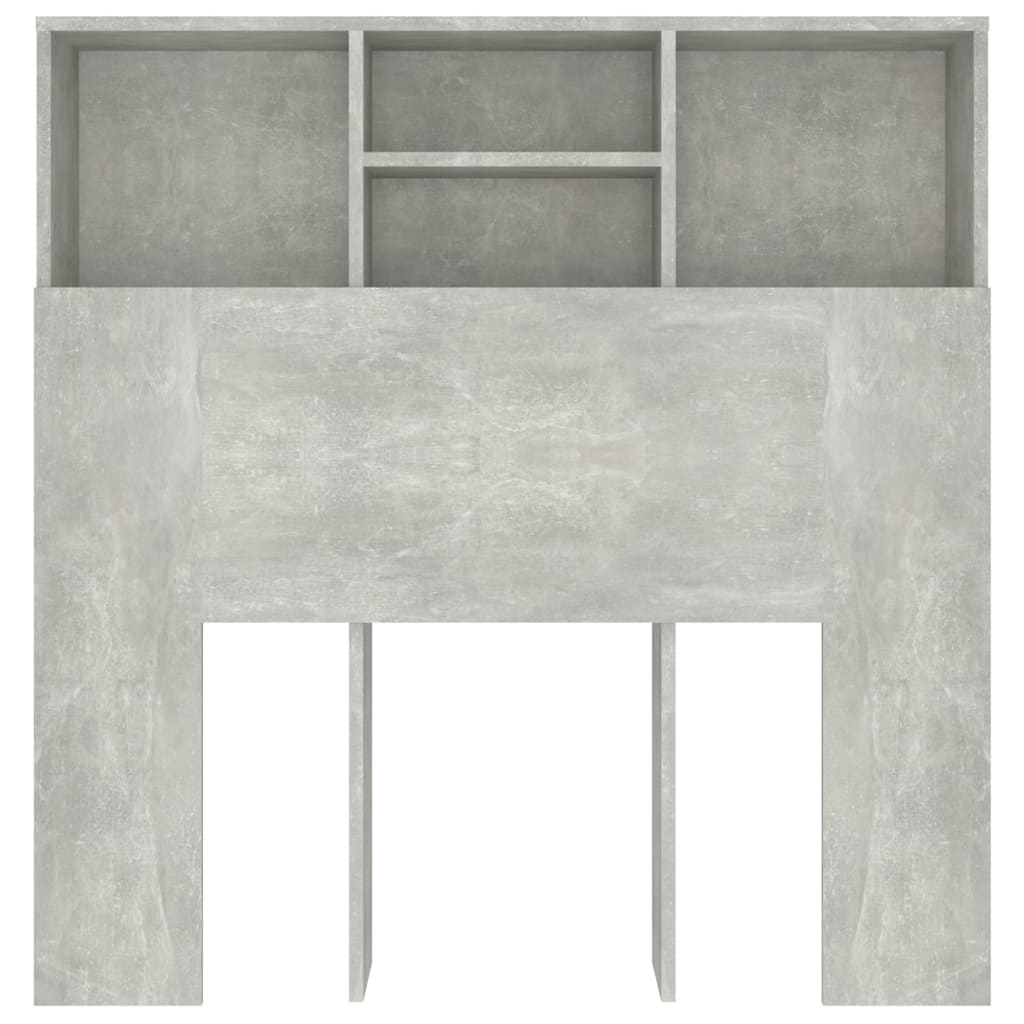 betonszürke áthidaló szekrény 100 x 19 x 103,5 cm