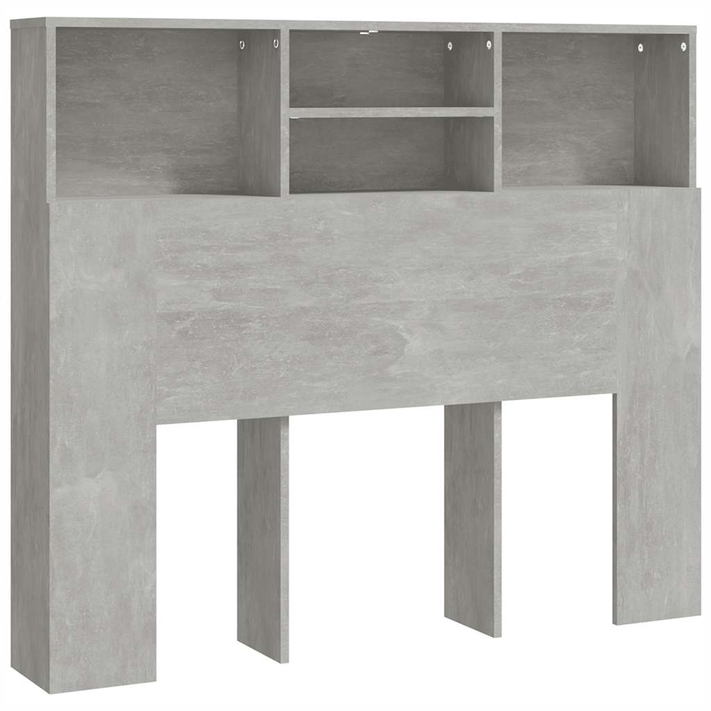 betonszürke áthidaló szekrény 120 x 19 x 103,5 cm