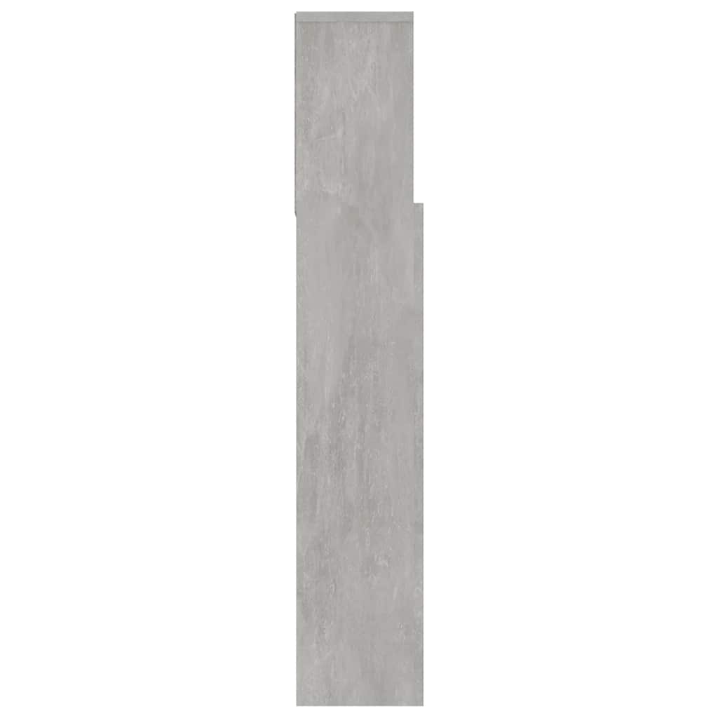 betonszürke áthidaló szekrény 120 x 19 x 103,5 cm