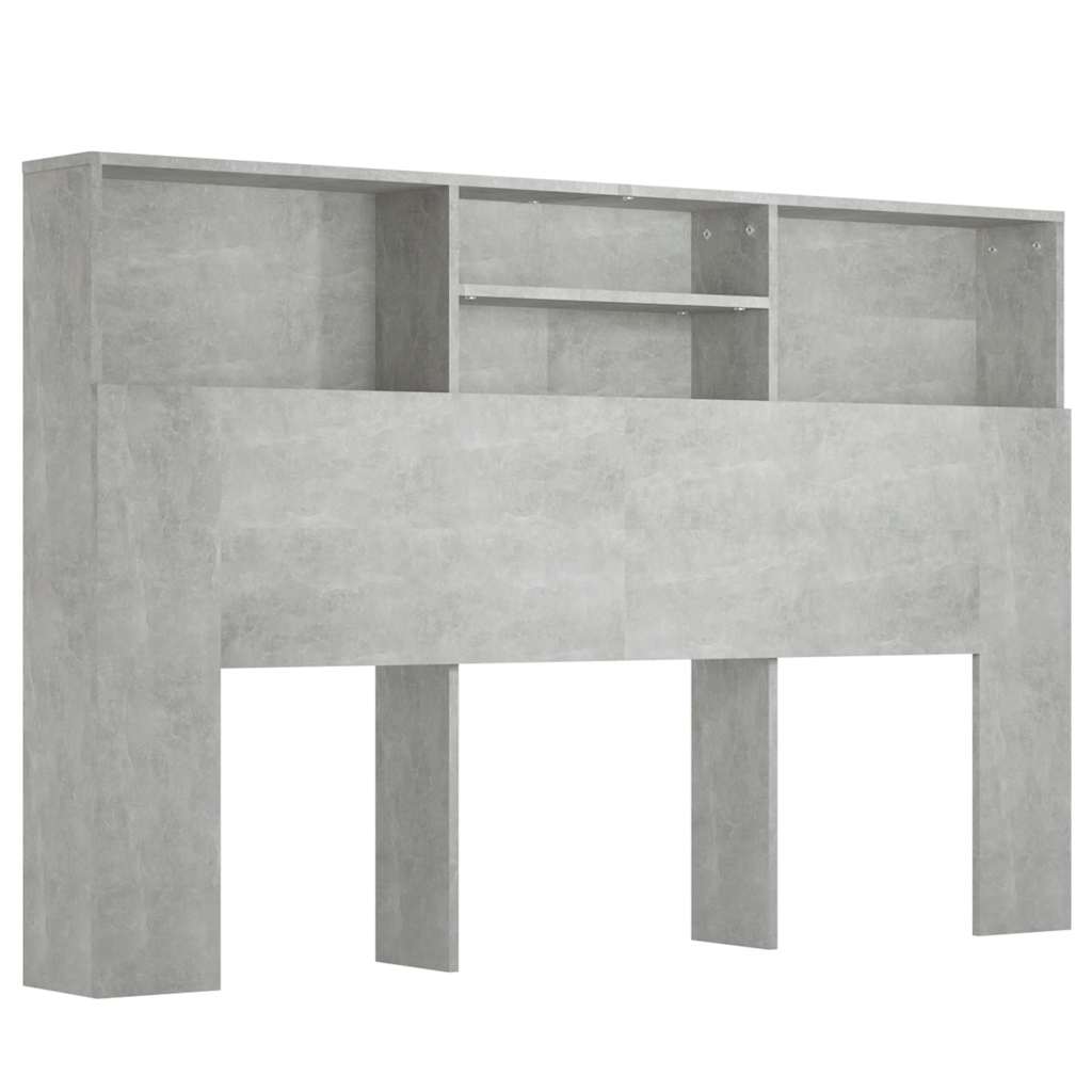 betonszürke áthidaló szekrény 160 x 19 x 103,5 cm