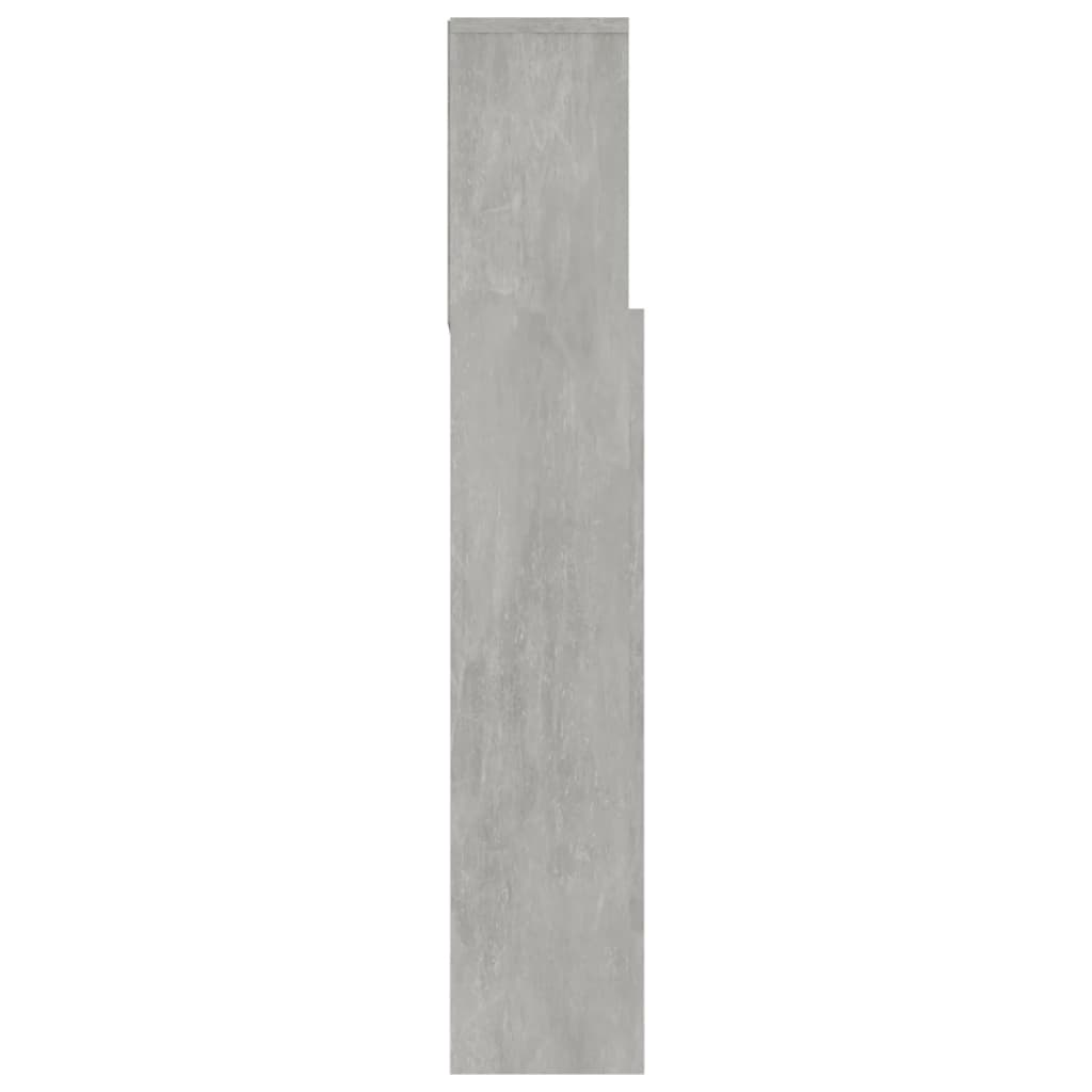 betonszürke áthidaló szekrény 180 x 19 x 103,5 cm