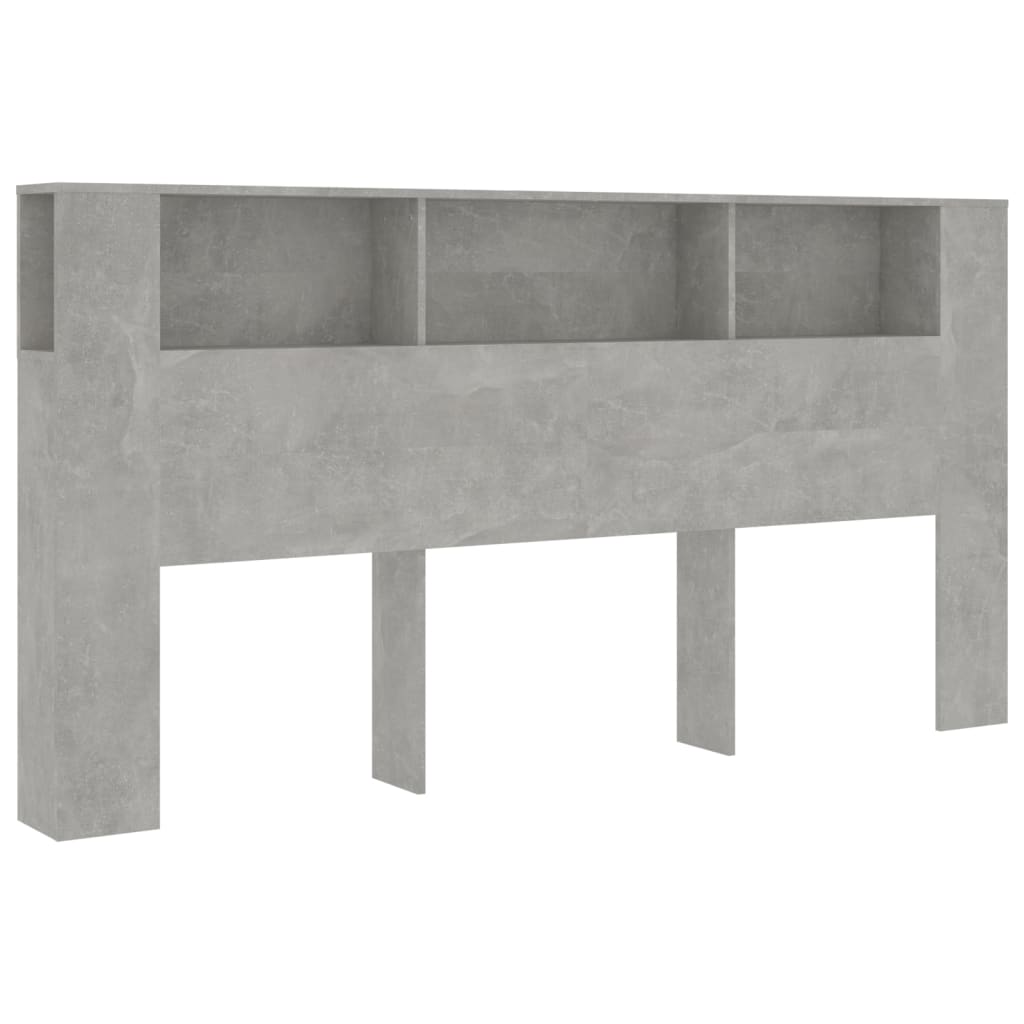 betonszürke áthidaló szekrény 200x18,5x104,5 cm