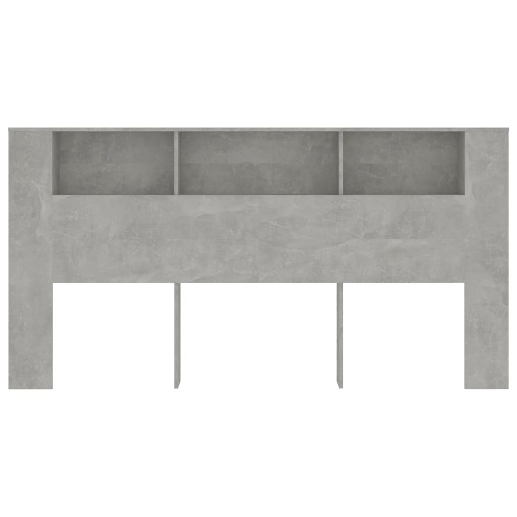 betonszürke áthidaló szekrény 200x18,5x104,5 cm