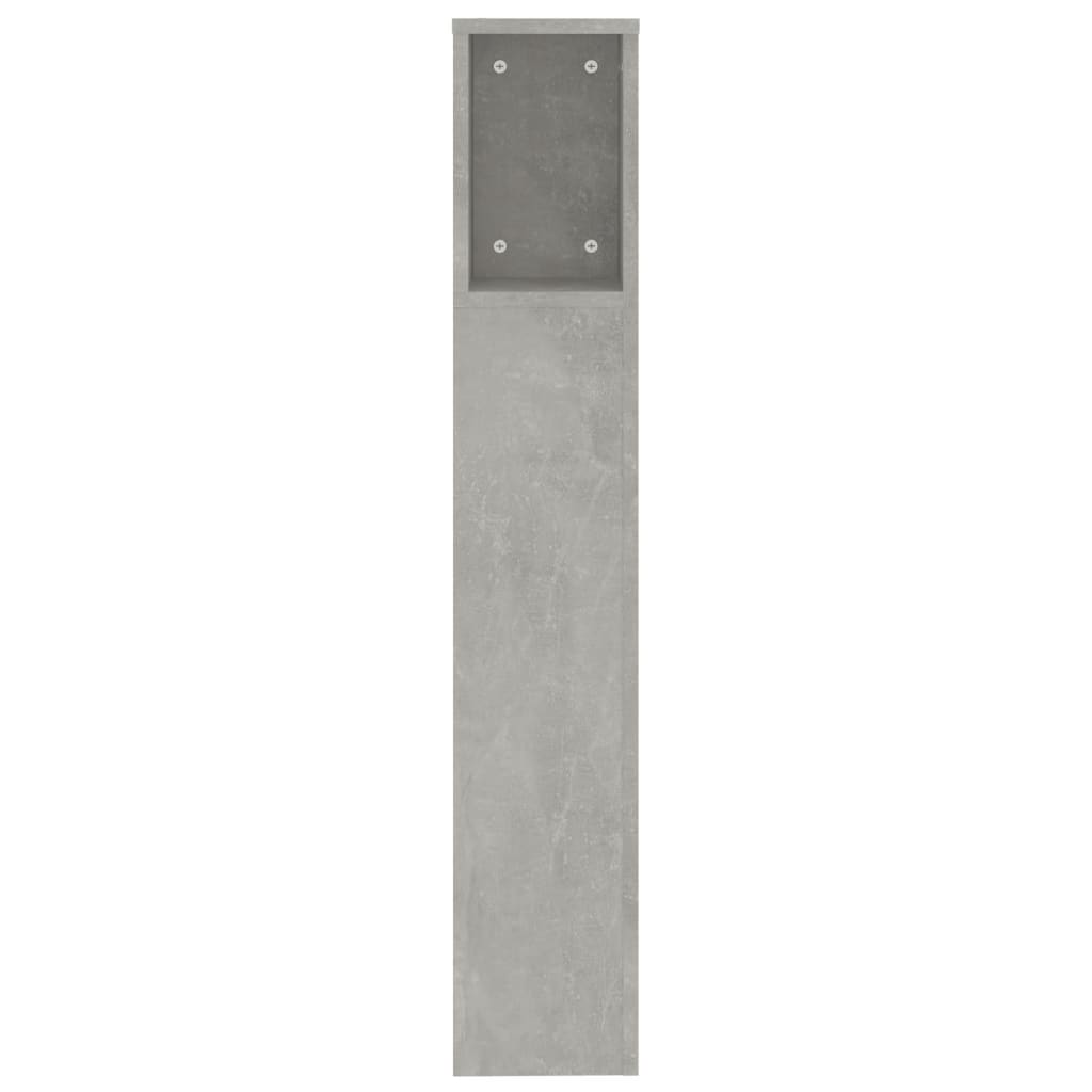 betonszürke áthidaló szekrény 200x18,5x104,5 cm