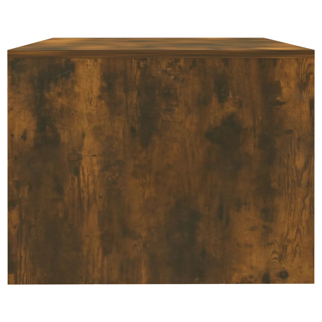 füstös tölgy színű szerelt fa dohányzóasztal 102 x 55 x 42 cm