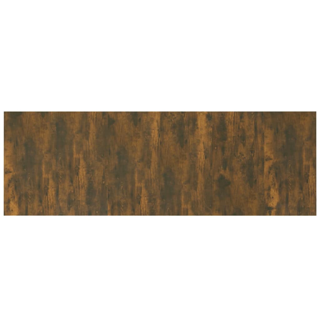 füstös tölgy színű szerelt fali fejtámla 240 x 1,5 x 80 cm