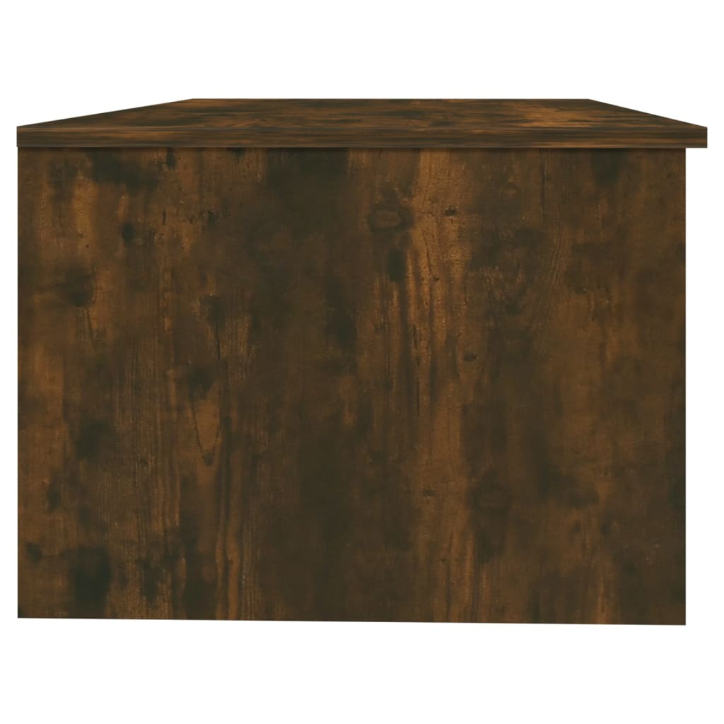 füstös tölgy színű szerelt fa dohányzóasztal 102 x 50 x 36 cm