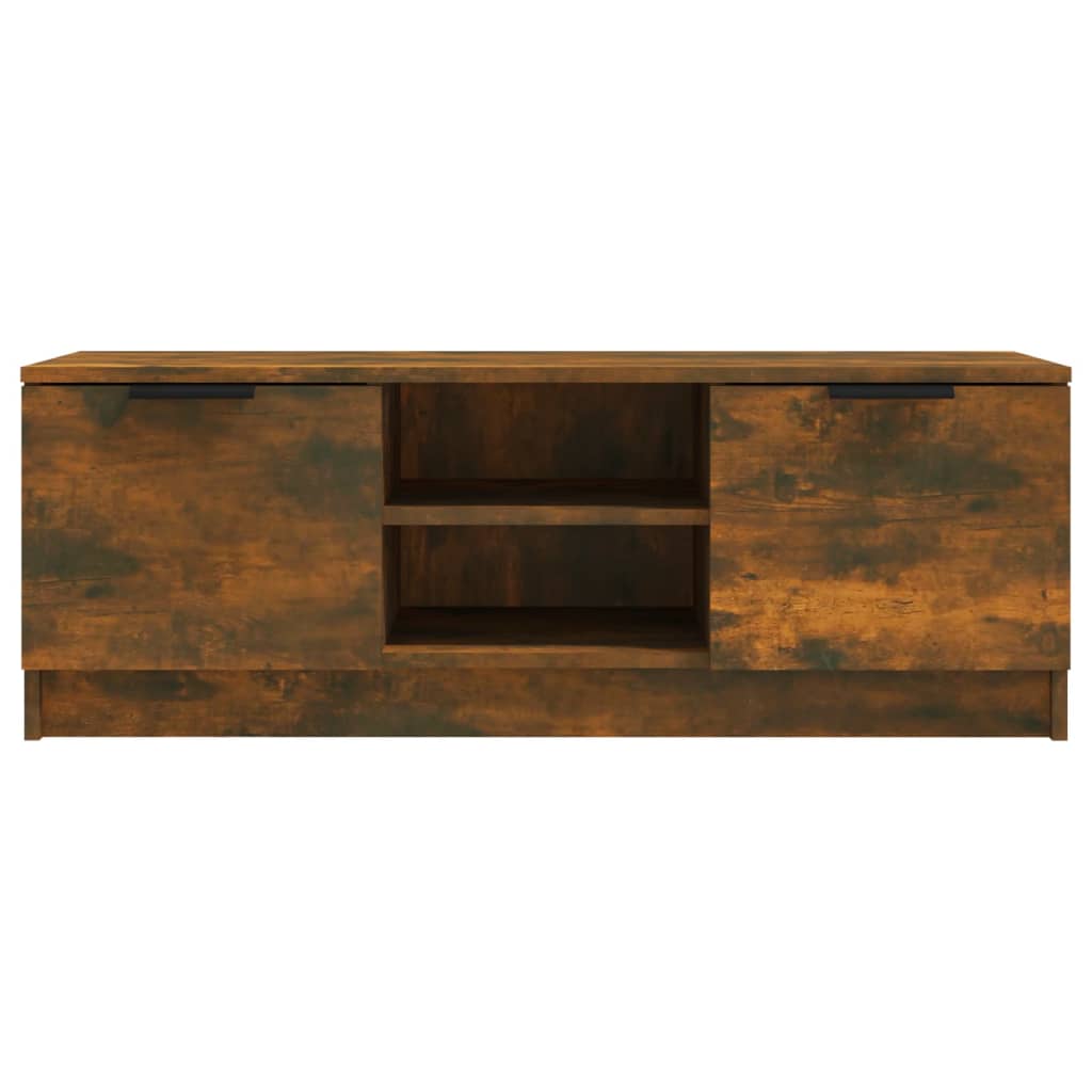füstös tölgy színű szerelt fa TV-szekrény 102 x 35 x 36,5 cm