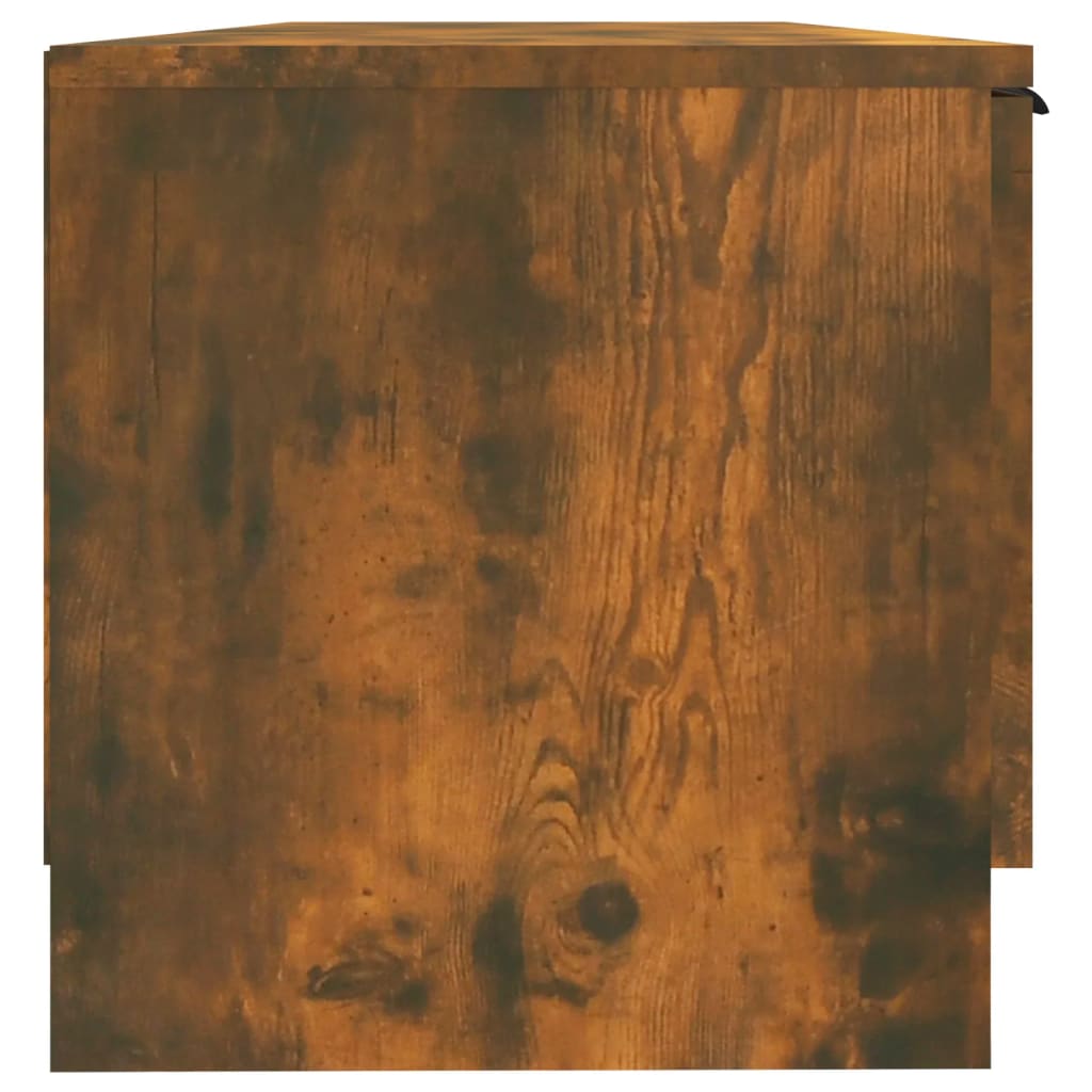 füstös tölgy színű szerelt fa TV-szekrény 102 x 35 x 36,5 cm
