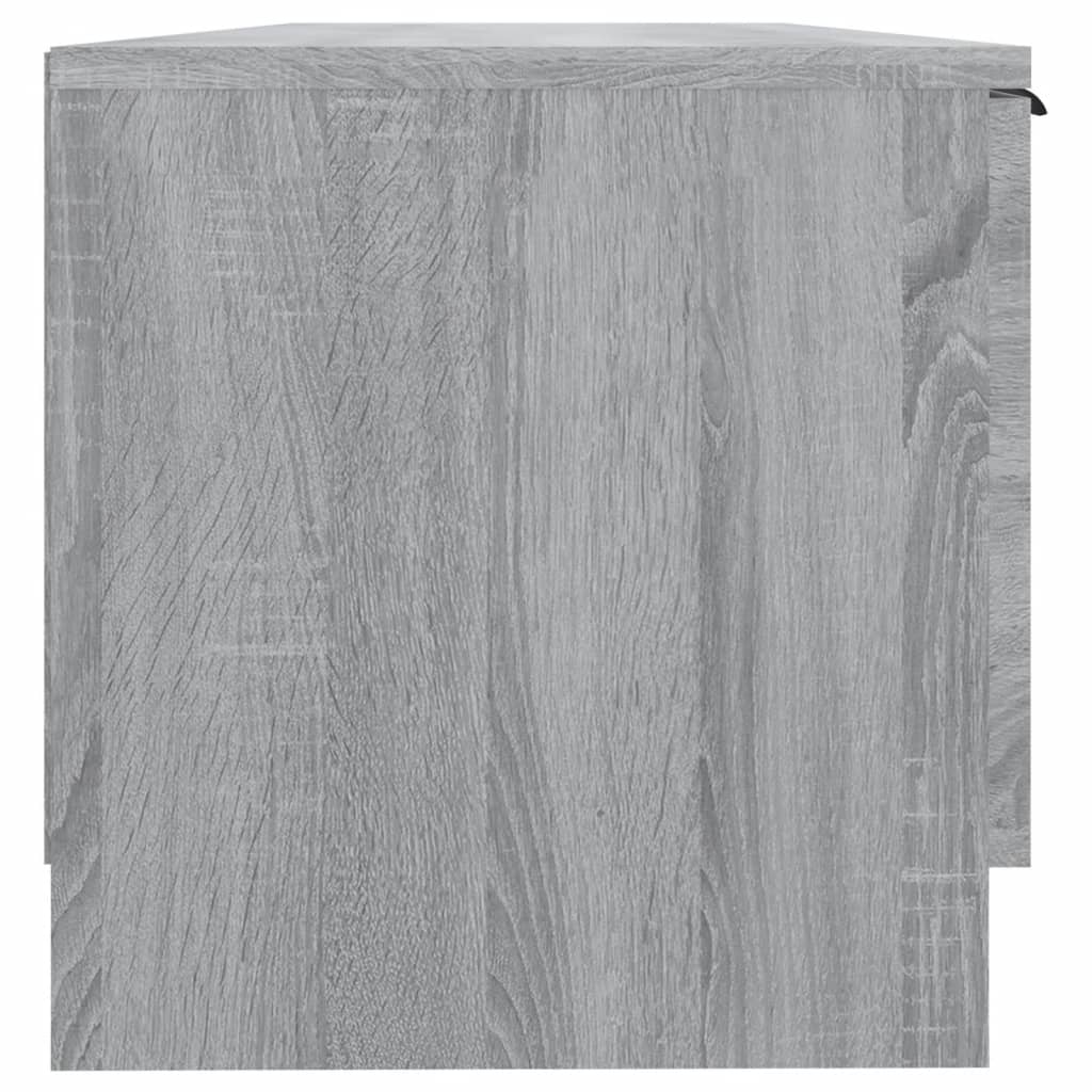 szürke sonoma színű szerelt fa TV-szekrény 102 x 35 x 36,5 cm