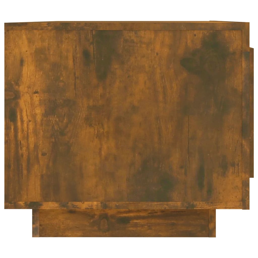 füstös tölgy színű szerelt fa dohányzóasztal 102 x 50 x 45 cm