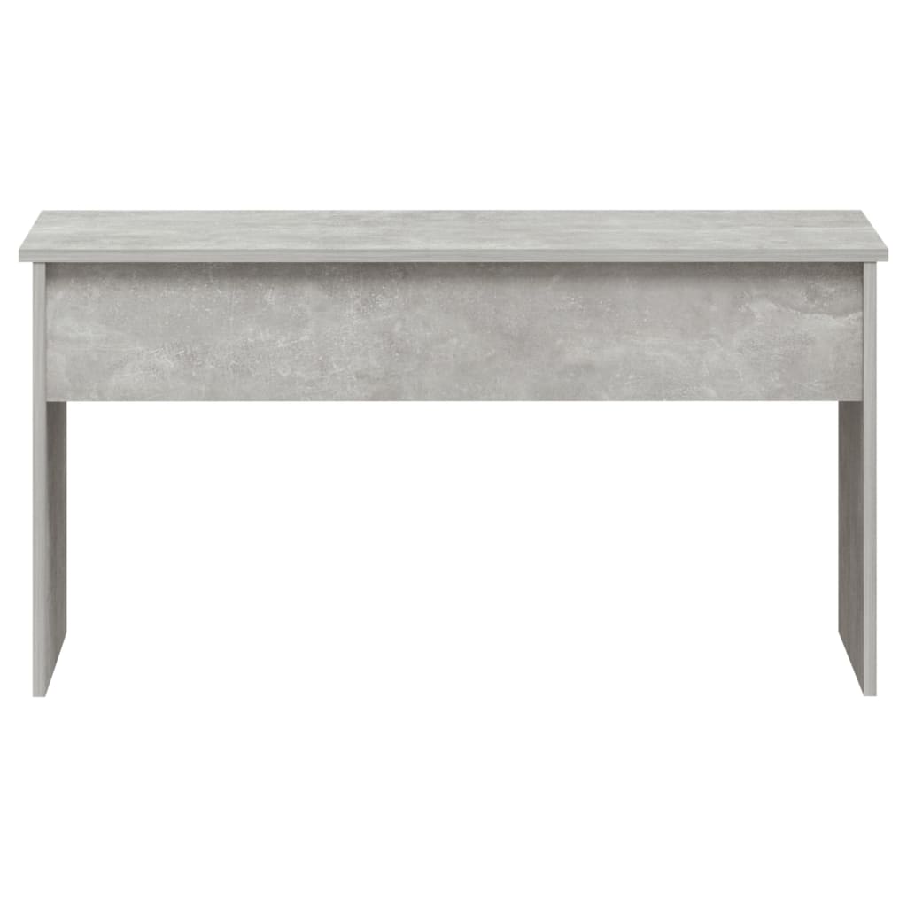 betonszürke szerelt fa dohányzóasztal 102 x 50,5 x 52,5 cm