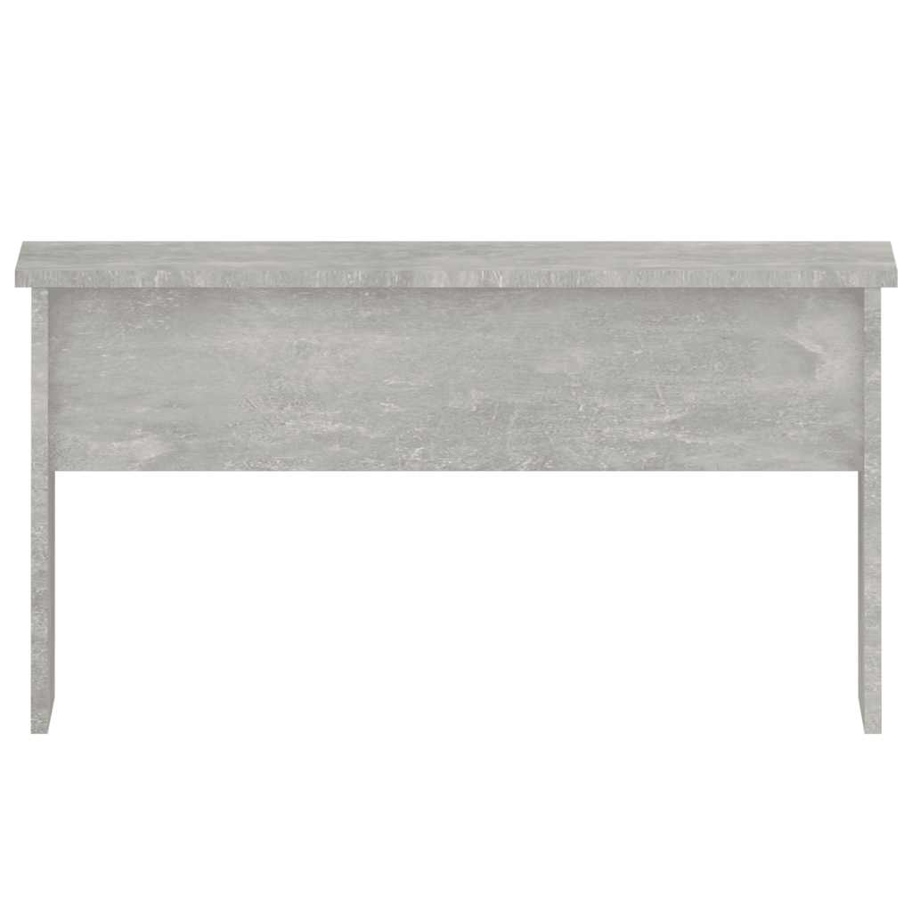 betonszürke szerelt fa dohányzóasztal 80 x 50,5 x 41,5 cm