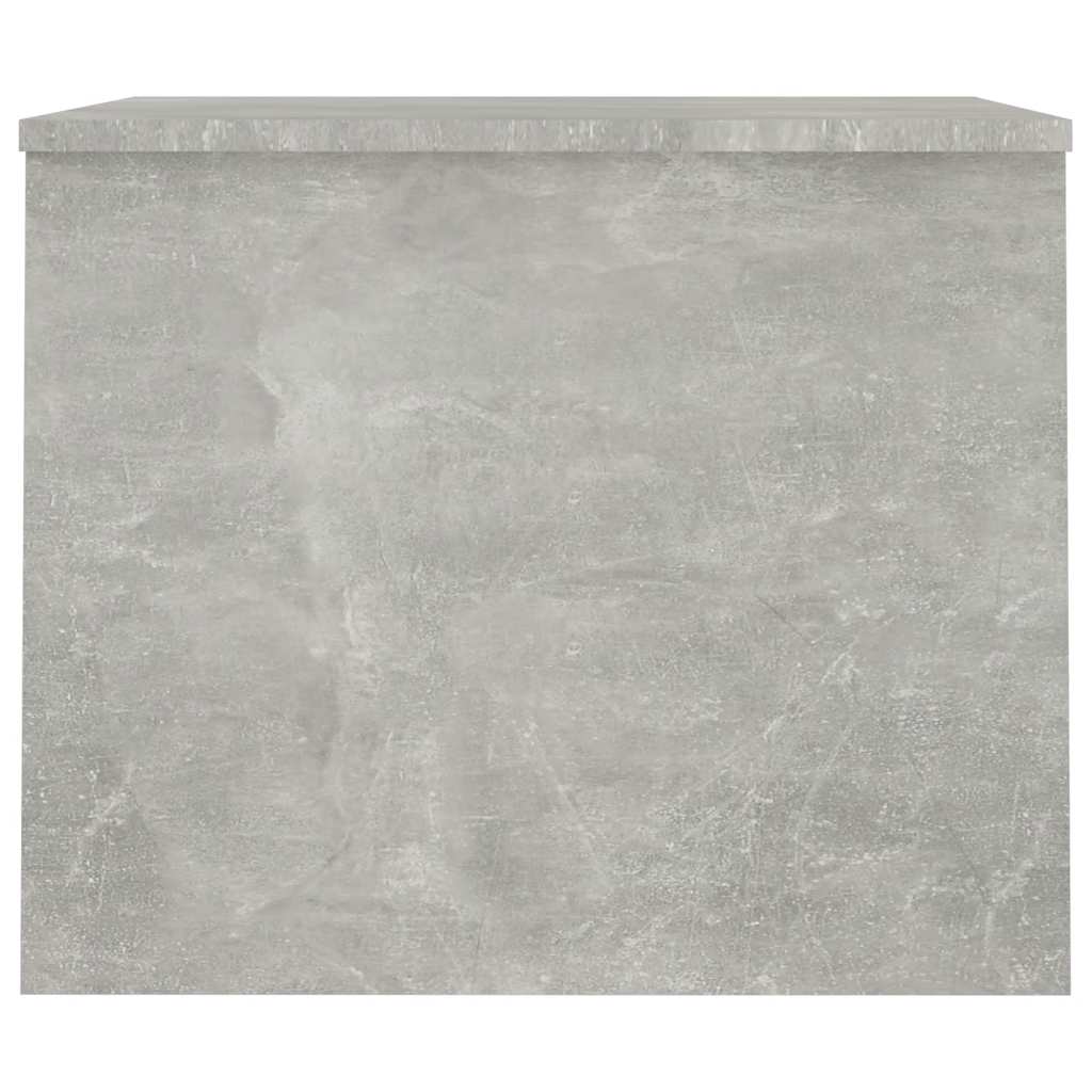 betonszürke szerelt fa dohányzóasztal 80 x 50,5 x 41,5 cm