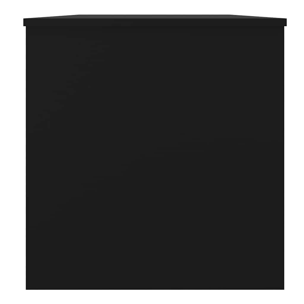 fekete szerelt fa dohányzóasztal 102x50x52,5 cm