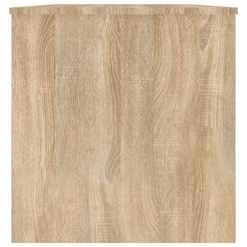 sonoma tölgy színű szerelt fa dohányzóasztal 102x50x52,5 cm