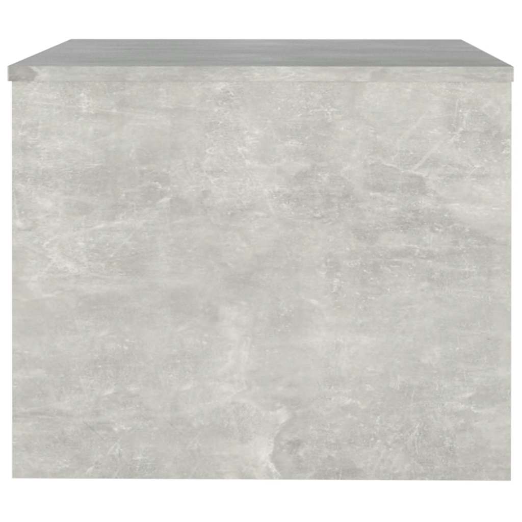 betonszürke szerelt fa dohányzóasztal 80x50x40 cm