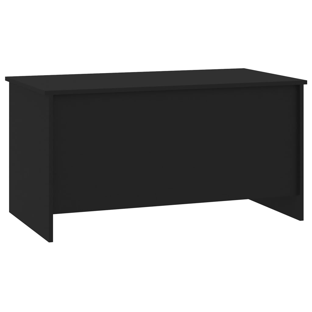 fekete szerelt fa dohányzóasztal 102 x 55,5 x 52,5 cm